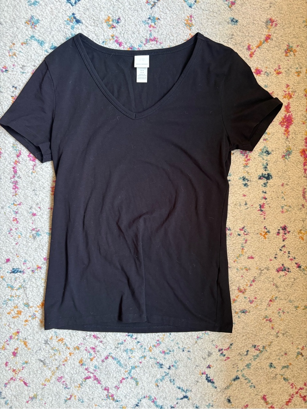 Classic Black Women’s v-neck T-Shirt